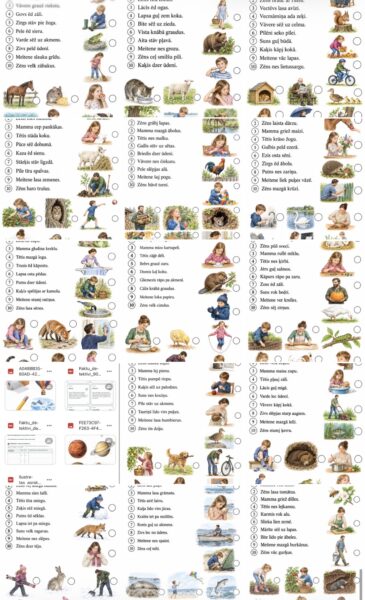 Meklē ilustrācijas katram teikumam. 30 darba lapas. 300 teik Meklē ilustrācijas katram teikumam. 30 darba lapas. 300 teik