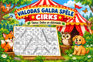 Galda spēle “Cirks: Daba un dzīvnieki”