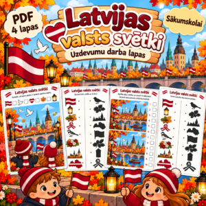 Latvijas valsts svētki – 18. novembris | Darba lapas