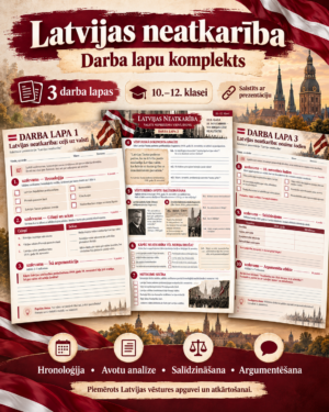 18. novembris Latvijā. Prezentācija+darba lapas.