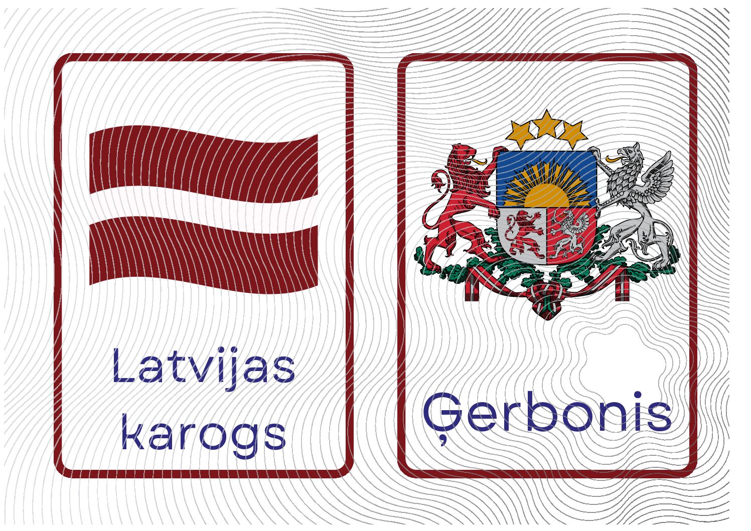 Latvijas simboli (atgādnes)