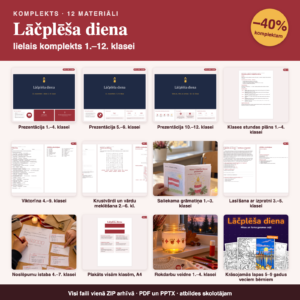 Lāčplēša diena — lielais komplekts 1.–12. klasei Lāčplēša diena — lielais komplekts 1.–12. klasei