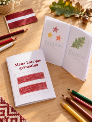 Latvijas dzimšanas diena — saliekama grāmatiņa 1.–3. klasei