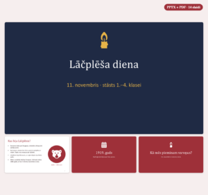 Lāčplēša diena — prezentācija 1.–4. klasei