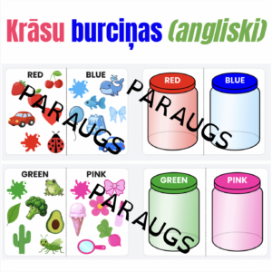 Krāsu burciņas (angliski)
