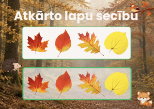 Rudens lapu rakstu atkārtošanas aktivitāte