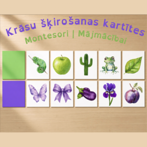 Krāsu škirošanas kartītes