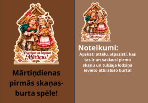 Mārtiņi- skaņu(burtu) spēle!