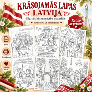 Krāsojamās lapas – Latvija Krāsojamās lapas – Latvija