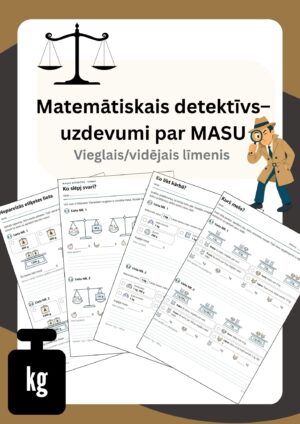 Matemātiskais detektīvs – MASA/ 16lpp./32uzd./4 uzd. veidi