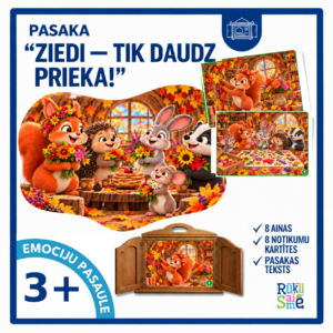 Ziedi — tik daudz prieka | Kamišibai pasaka bērniem 3–5 gadi