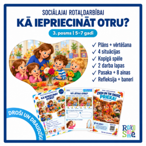 Kā iepriecināt otru? | Sociālo zinību komplekts 5–7 gadiem