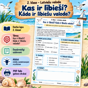 Lībieši un viņu valoda | Darba lapa PDF