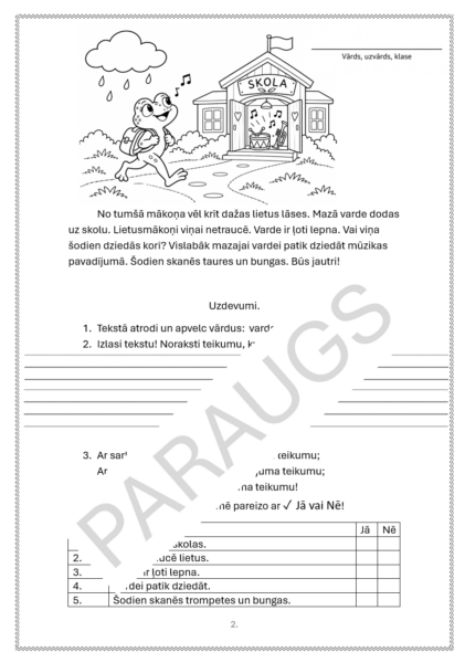 Darba lapa. Teikums. Darba lapa. Teikums.