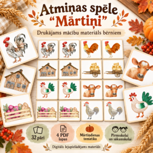 Atmiņas spēle “Mārtiņi”