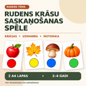 Rudens krāsu saskaņošanas spēle 2-4
