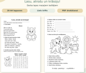 Lasu, atrodu un krāsoju!