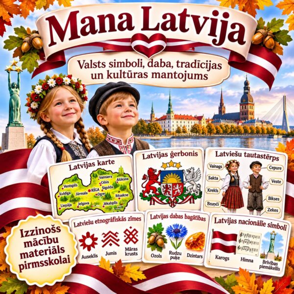 MANA LATVIJA – valsts simboli, daba, tradīcijas un kultūras MANA LATVIJA – valsts simboli, daba, tradīcijas un kultūras
