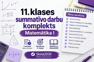 11.-12.kl. Matemātika I. Summatīvo darbu komplekts.